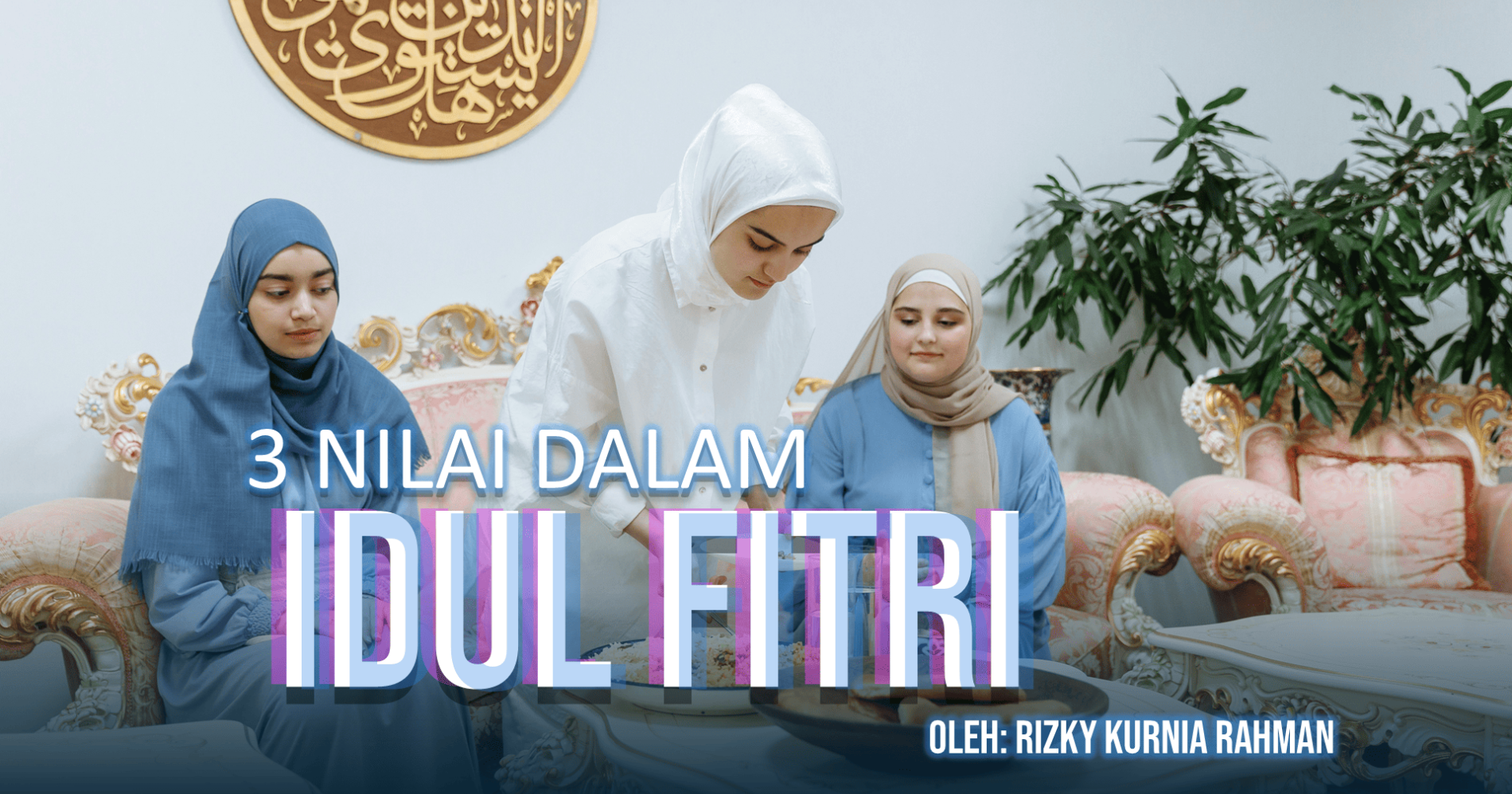 Suasana Idul Fitri, sumber gambar: editing pribadi