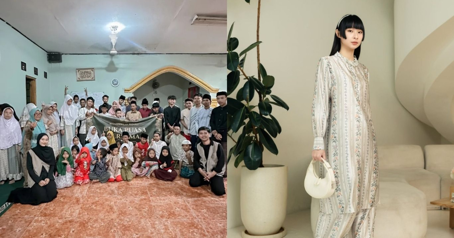 Kegiatan Womenwear Peduli di Serang (Instagram @womenwear_ dan @womenwearpeduli)