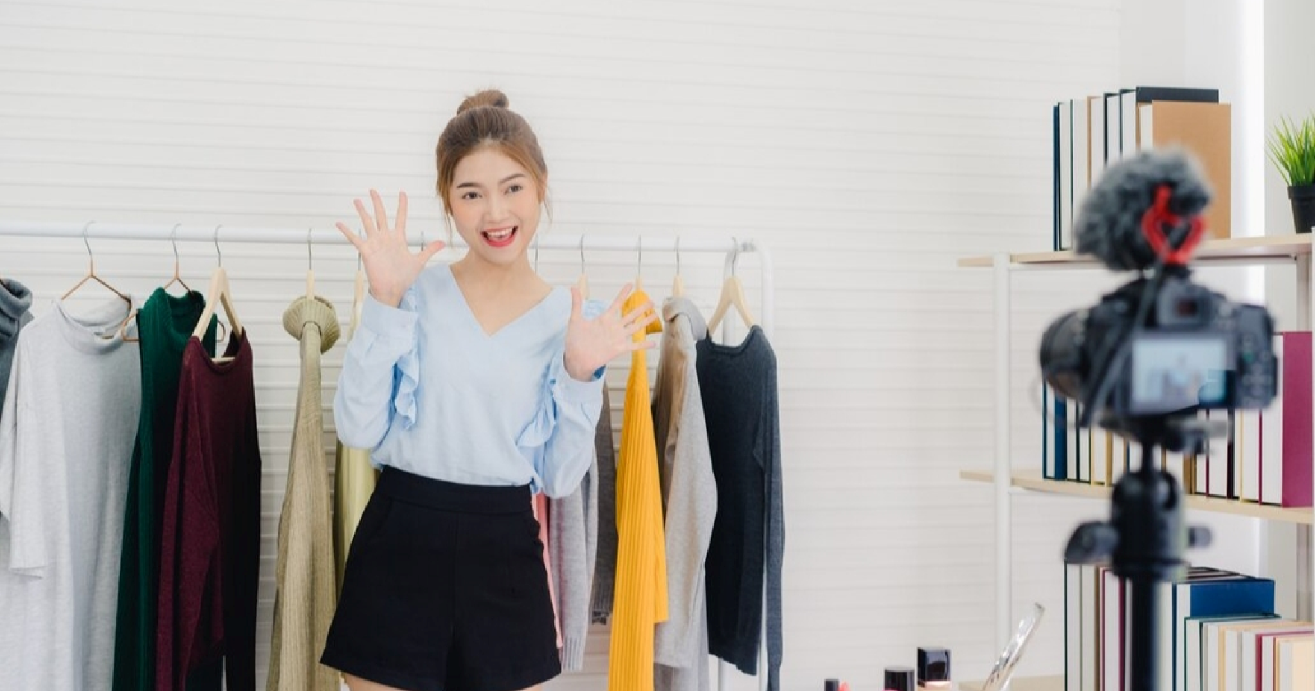 ilustrasi seorang KOL fashion (sumber : freepik)