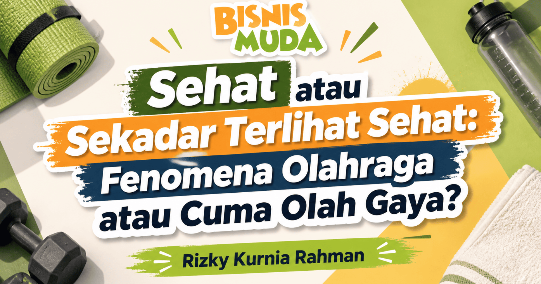 Tren Olahraga, untuk Sehat atau Sekadar Gaya, Sumber Gambar: Editing Dibantu AI