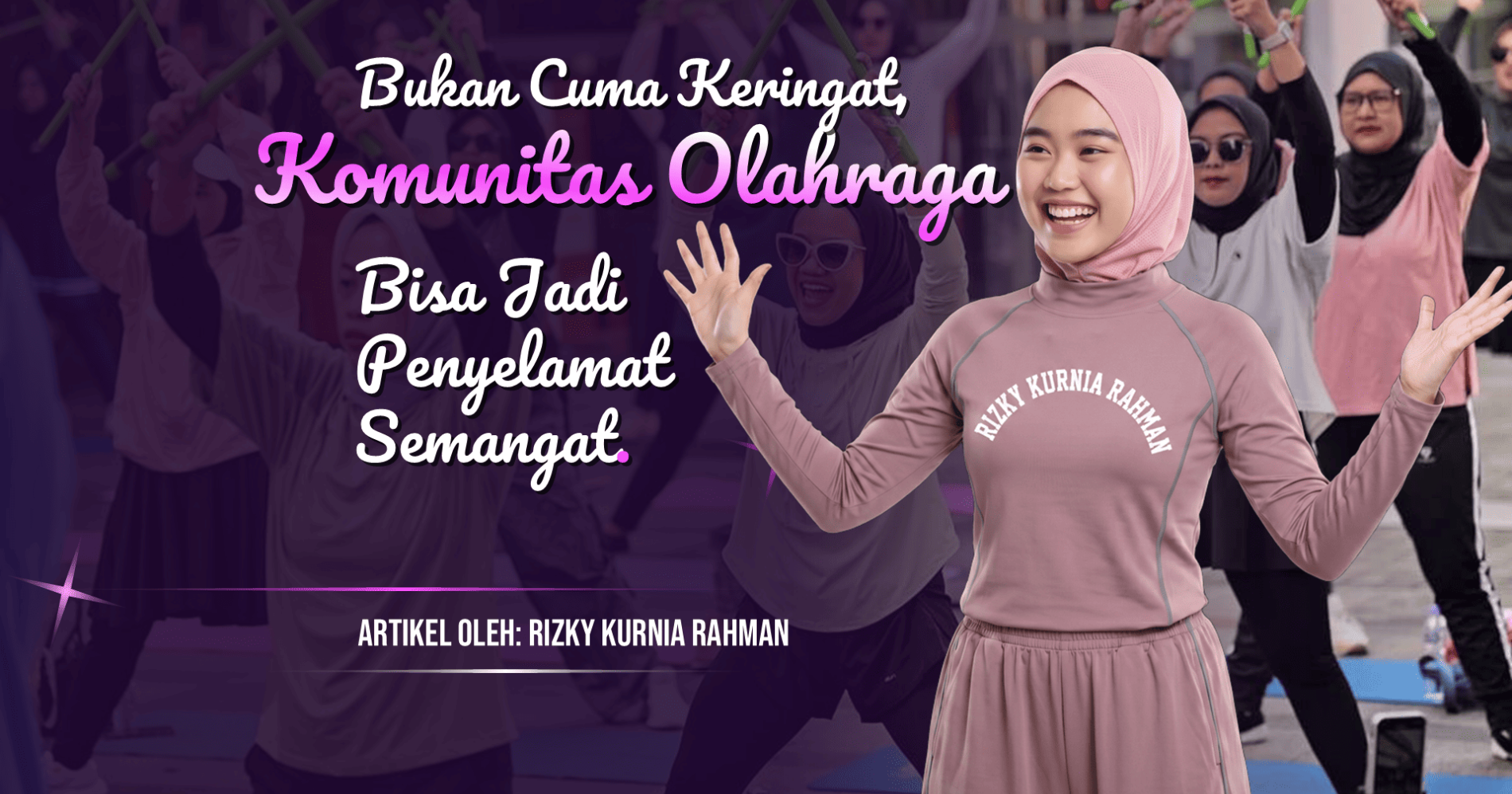 Gabung Komunitas Olahraga, Sumber Gambar: Editing Pribadi