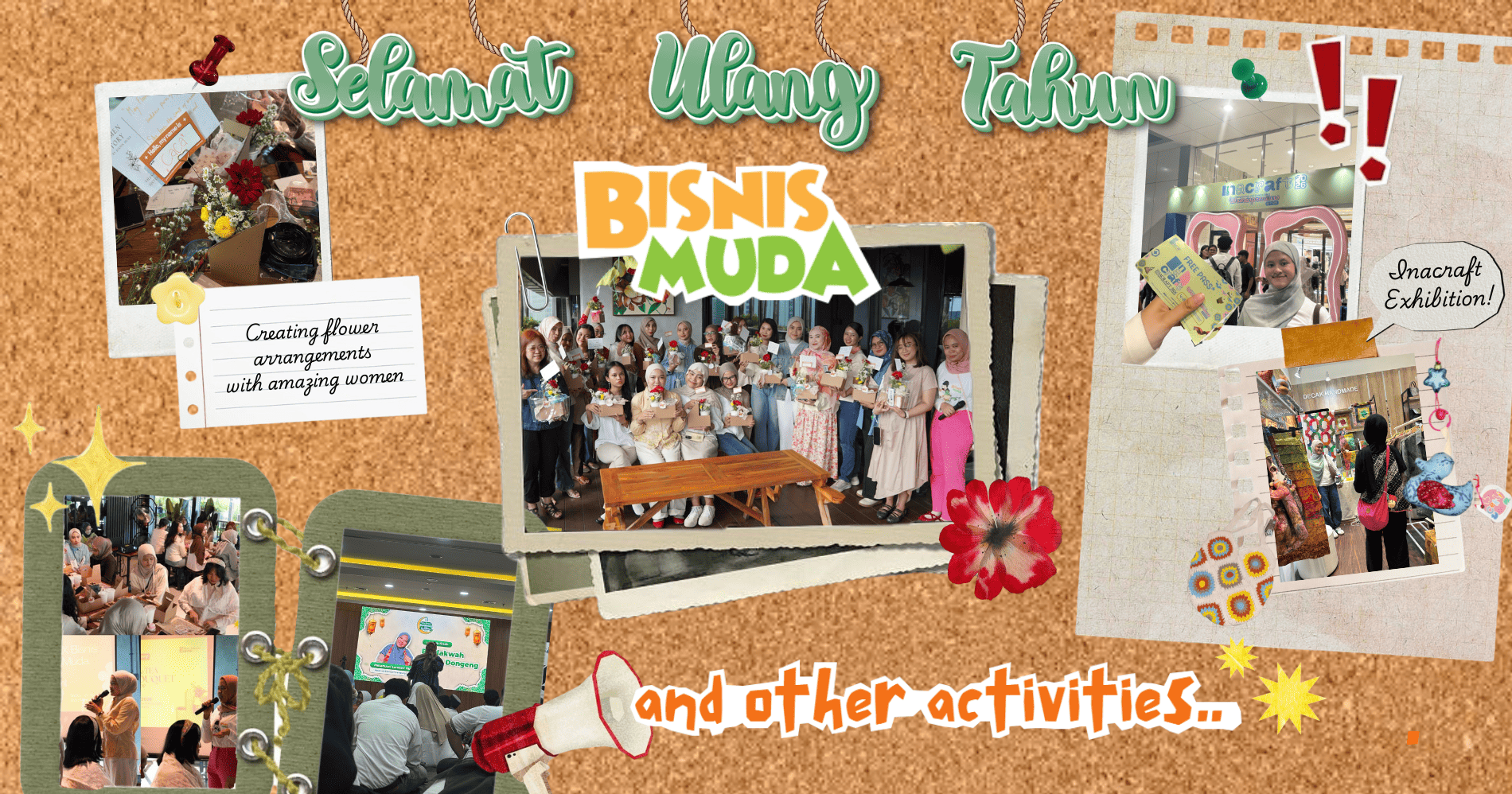 Selamat Ulang Tahun ke-6! (Sumber: Canva, Official Instagram Bisnis Muda Academy, dan Dokumentasi Pribadi)
