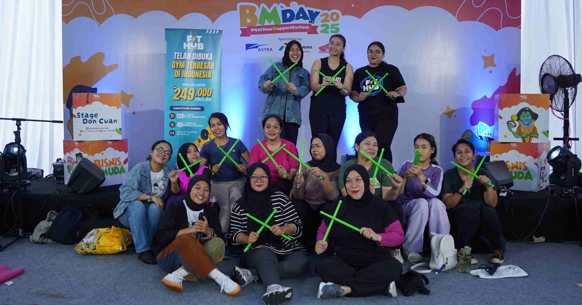 Komunitas Bisnis Muda dalam acara Bisnis Muda Day (Foto Dok Bisnis Muda)