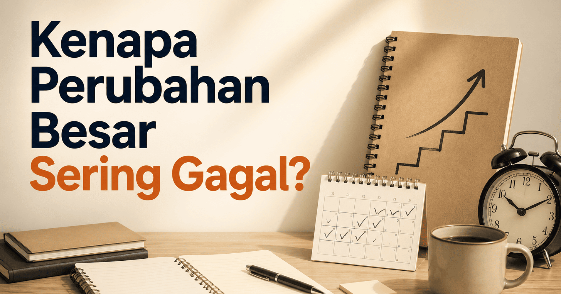 Membangun Kebiasaan dengan 3 Langkah Kecil, Sumber Gambar: Editing Pribadi dengan AI
