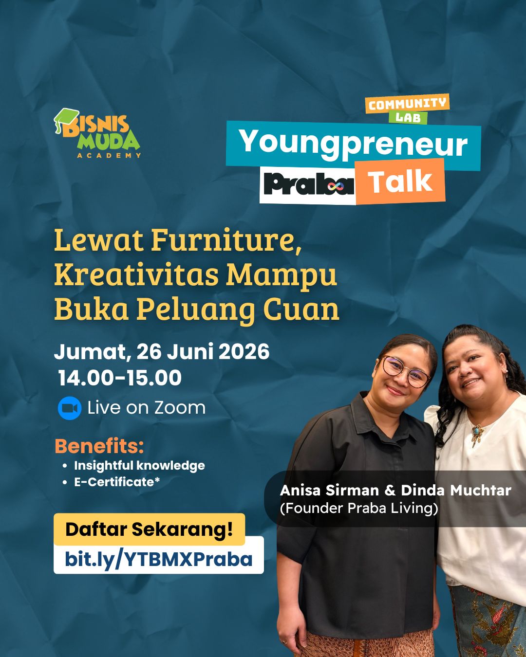 Youngpreneur Talk Bisnis Muda x Praba