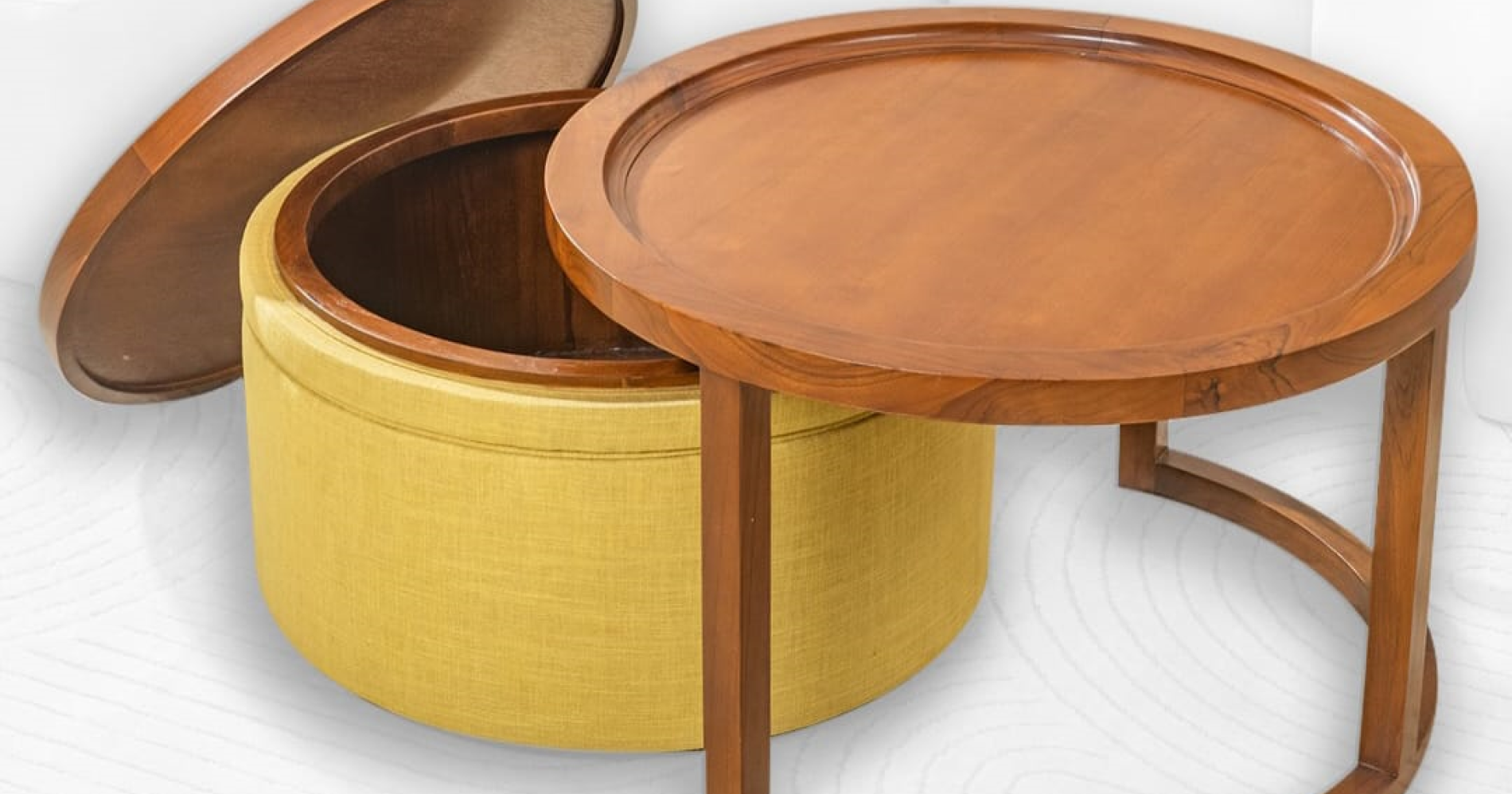 Coffe table serbaguna karya Praba (sumber: instagram praba.living)