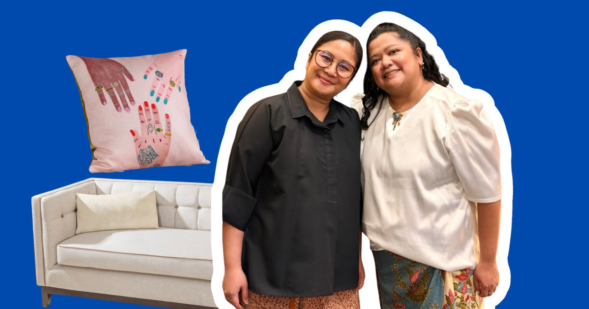 Anisa Sirman dan Dinda Muchtar, Founder dari Praba Living (Dok Bisnis Muda)