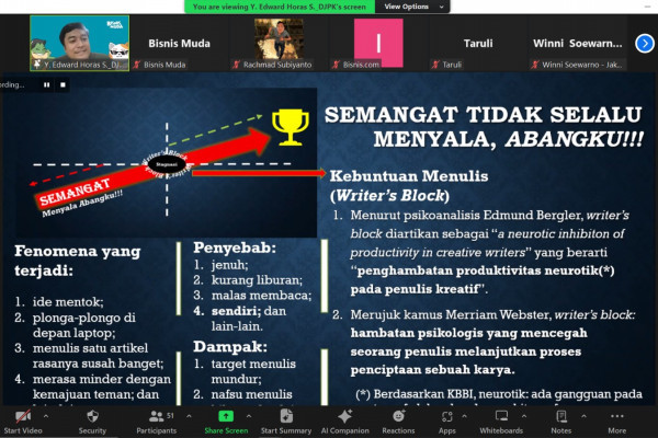 Sharing with Blogger: Strategi Menjaga Semangat Menulis Jangka Panjang dan Cara Mengatasi Writer's Block